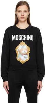 Moschino | Black Print Sweatshirt 6.5折