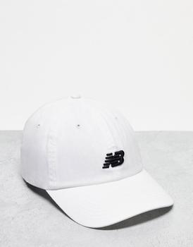 New Balance | New Balance logo baseball cap in white商品图片,6.9折×额外9.5折, 额外九五折