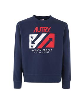 autry衣服, Autry | Sweatshirt Iconic Man Water Blue商品图片 