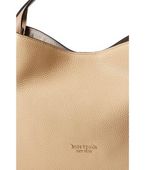 kate spade bag, Kate Spade | Knott Color-Blocked Pebbled Leather Medium Crossbody Tote商品图片 