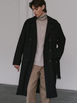 商品AREUBAN | Alternative Wool Coat_Black,商家W Concept,价格¥1746图片