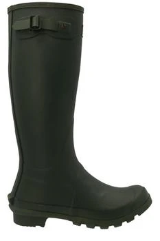 推荐Barbour Logo Patch Round Toe Boots商品