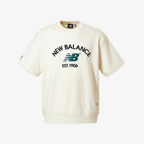 推荐【Brilliant|包邮包税】新百伦 UNI SPORTS SHORT MTM   短袖T恤  NBNCDB2413 (64)Cream商品