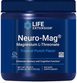 商品Life Extension Neuro-Mag® Magnesium L-Threonate, Tropical Punch (93.35 Grams)图片