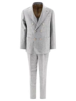 Brunello Cucinelli | Linen Suit Suits Grey,商家Wanan Luxury,价格¥15110