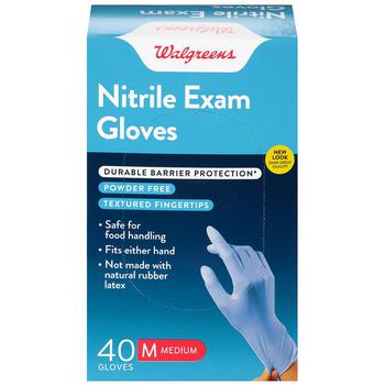 商品Walgreens | Nitrile Exam Gloves Medium,商家Walgreens,价格¥84图片