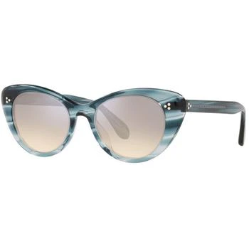 推荐Oliver Peoples Women's Sunglasses - Washed Lapis | OLIVER PEOPLES OV5415SU 170432商品