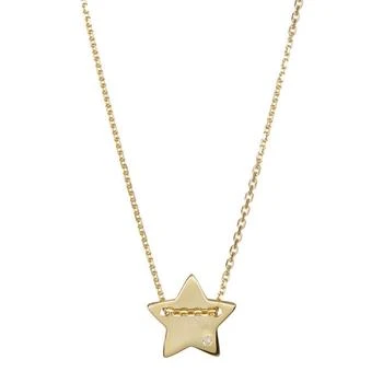 ADORNIA | Adornia Star Pendant Necklace with Pave Diamond gold 2.6折, 独家减免邮费