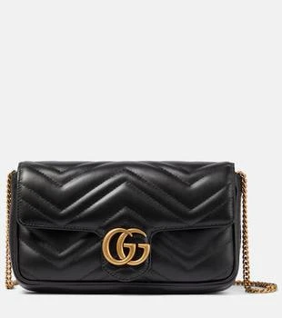 推荐GG Marmont leather wallet on chain商品