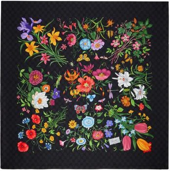 推荐Black Floral Scarf商品