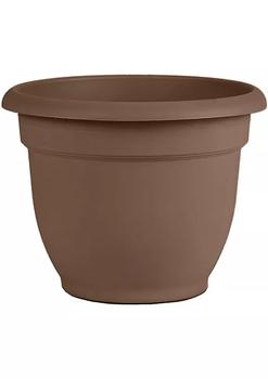 商品Fiskars | Fiskars Ariana Planter/Flower Pot with Self Watering Grid, Chocolate, 8",商家Belk,价格¥87图片