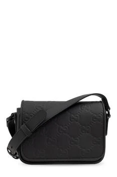 Gucci | Gucci GG Rubber-Effect Super Mini Bag,商家Cettire,价格¥10063