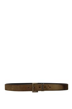 圣罗兰皮带, Yves Saint Laurent | Regular belts Suede Brown Cognac商品图片 6.5折