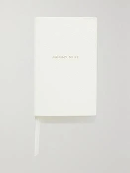 SMYTHSON | Panama “mummy To Be” 纹理皮革笔记本,商家NET-A-PORTER,价格¥417