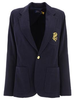 推荐Ralph L AU Ren Women's  Blue Other Materials Blazer商品