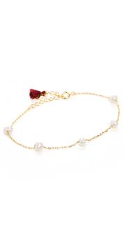 商品SHASHI Pearl Chain Bracelet图片