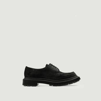 推荐Suede Derbies Type 124 Black Adieu商品