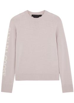 加拿大雅培, Canada Goose | Saturna logo-intarsia wool jumper商品图片 满$1享9折, 满折