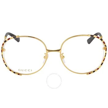 Gucci | Demo Round Ladies Eyeglasses GG0596OA 003 58 2.2折, 独家减免邮费