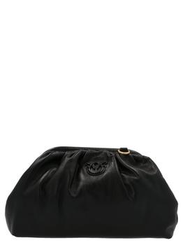 旅行pinko燕子包, PINKO | Pinko Pochette Chain Logo Plaque Mini Clutch Bag商品图片 7.6折