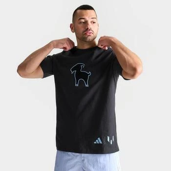 Adidas | Men's adidas Soccer Lionel Messi Simple Goat Graphic T-Shirt,商家Finish Line,价格¥263