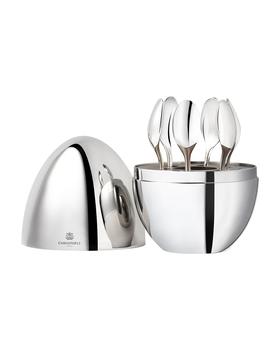 商品Christofle | Mini Mood Silver Espresso Spoons, Set of 6,商家Neiman Marcus,价格¥4137图片