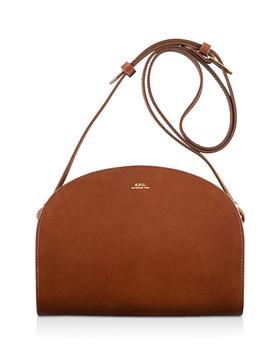 A.P.C. | Sac Demi-Lune Leather Crossbody商品图片,额外9.5折, 独家减免邮费, 额外九五折