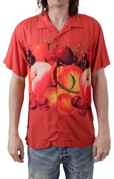 商品Fruit Bowl Woven Button-Up Shirt - Ginger Biscuit Multi图片