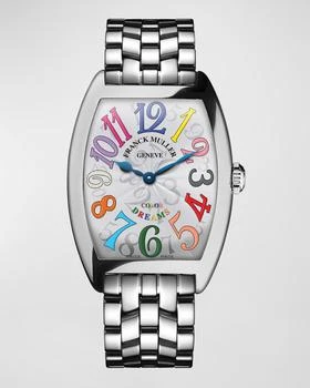 推荐Cintree Curvex Bracelet Watch with Multicolor Hour Markers商品