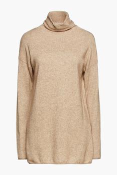 Vince | Mélange wool and cashmere-blend turtleneck sweater商品图片,3折