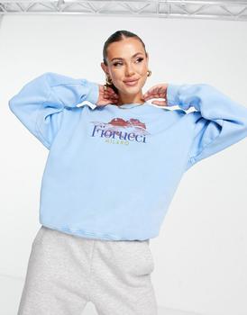 Fiorucci | Fiorucci milano angels boxy sweatshirt in blue商品图片,