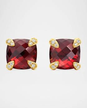 David Yurman | Chatelaine Gemstone and Diamond Earrings, 8.5mm,商家Neiman Marcus,价格¥11436