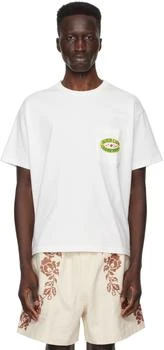 Bode | White Cranberries Pocket T-Shirt,商家SSENSE,价格¥1666