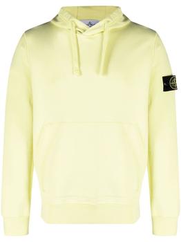 推荐Stone Island Men's  Yellow Cotton Sweatshirt商品