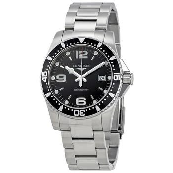 Longines | HydroConquest Black Dial Men's 41mm Watch L37404566,商家Jomashop,价格¥5622
