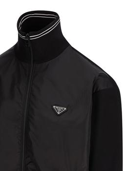 Prada Triangle-Logo Zipped Coat – On Sale Now with Up to 20% Off