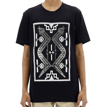 推荐Roberto Cavalli Black Digital Slim Fit Cotton T-Shirt, Size Medium商品