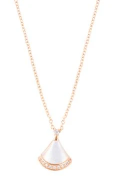 ADORNIA | Mother-Of-Pearl Fan Pendant Necklace,商家Nordstrom Rack,价格¥188