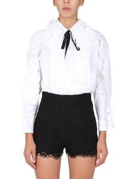 RED Valentino | REDValentino Ruffled Poplin Shirt商品图片,6.2折