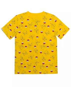 Pokemon | Big Boys Pikachu All Over Print Short Sleeve Graphic T-shirt,商家Macy's,价格¥37