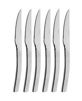 商品DEGRENNE Paris | ASTREE CISELE - GIFT BOX OF 6 STEAK KNIVES SOLID HANDLE SERRATED,商家French Wink,价格¥1053图片