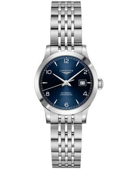 Longines | Longines Record Blue Dial Stainless Steel Women's Watch L2.321.4.96.6商品图片,7.2折