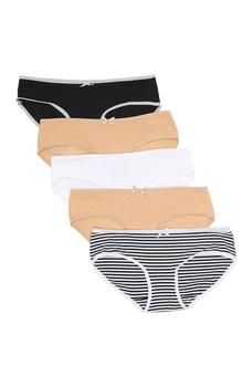 Nordstrom, Nordstrom | Kids' NORDSTROM RACK Hipster Cut Panties - Pack of 5商品图片 6.8折