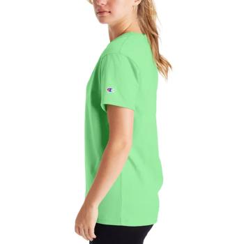 推荐Champion 女士浅绿色徽标圆领短袖T恤 GT949-Y08160-58F商品
