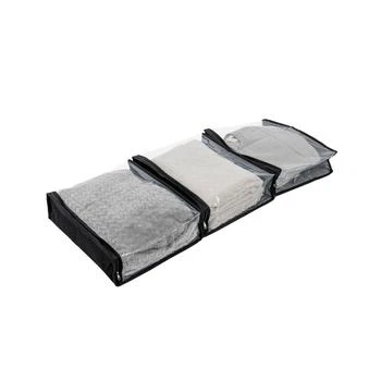 Household Essentials | Under Bed Zippered Sweater Storage Bags with Clear Vision Panel, Set of 3,商家Macy's,价格¥150