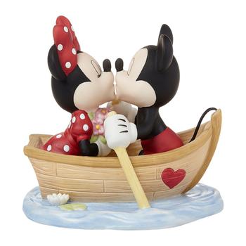 商品Precious Moments | 222701 We Will Never Drift Apart Disney Mickey Mouse and Minnie Mouse Bisque Porcelain and Resin Figurine,商家Macy's,价格¥938图片