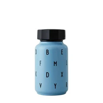 Design Letters | Thermo bottle in blue,商家BAMBINIFASHION,价格¥176