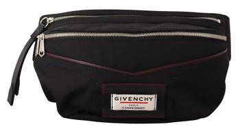 施华洛世奇纪梵希腰包, Givenchy | Givenchy Black Polyamide Downtown Large Bum Belt Bag商品图片 8折