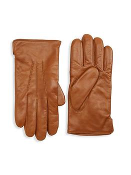 商品COLLECTION Cashmere-Lined Leather Gloves图片
