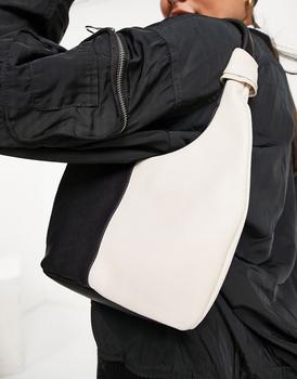 asos腋下包, ASOS | ASOS DESIGN leather colourblock shoulder bag商品图片 5.6折